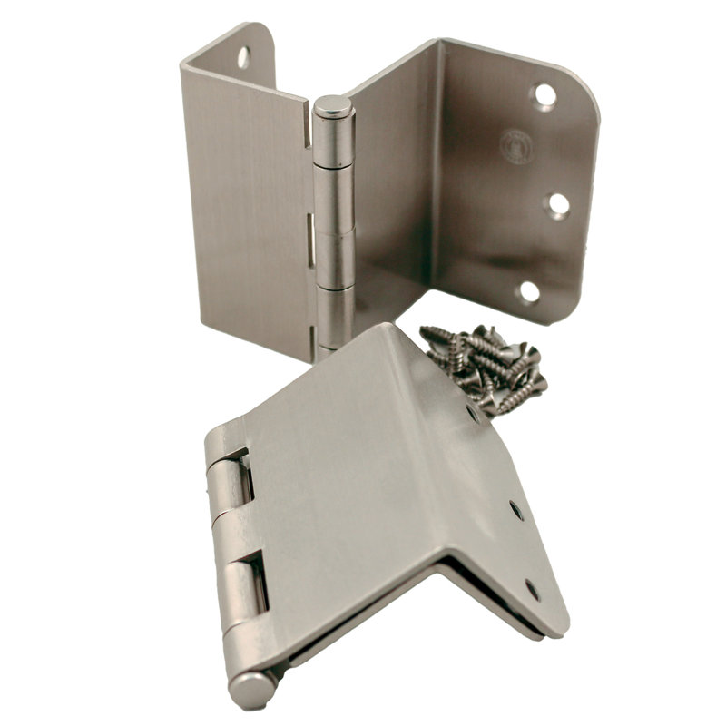Stone Harbor Hardware 3.5" H x 4.5" W Offset Pair Door Hinges & Reviews